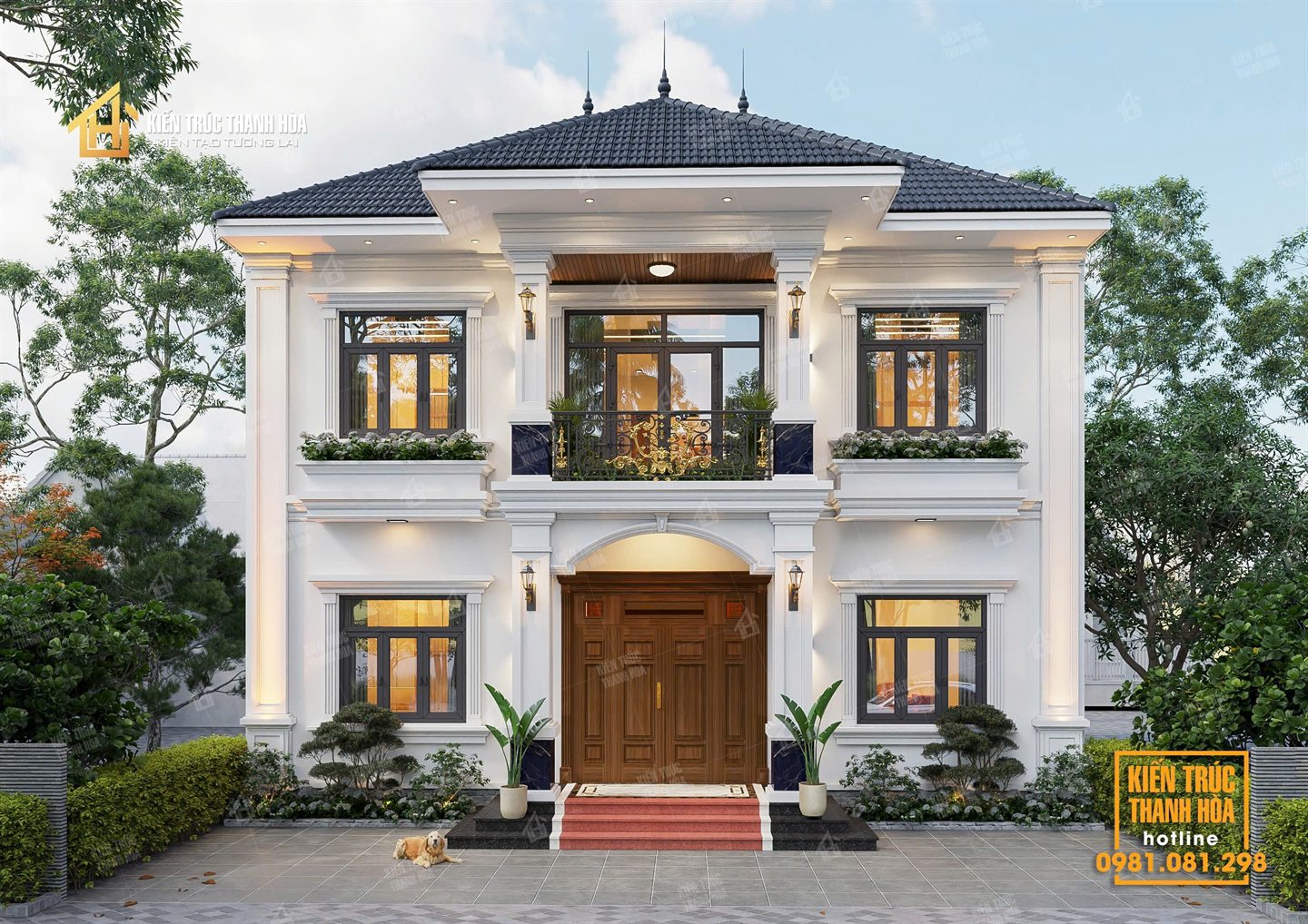 Biệt thự Tân cổ điển - CĐT Anh Quân
